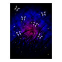 Butterflies at Night Poster posters by ValeriesGallery Butterflies at Night Poster posters