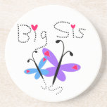 Butterflies Big Sis Gifts Coasters