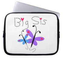 Butterflies Big Sis Gifts Computer Sleeves