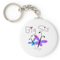 Butterflies Big Sis Keychain