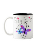 Butterflies Big Sis Coffee Mug