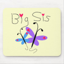 Butterflies  Big Sister Tshirts and Gifts Mousepad