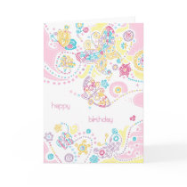 Butterflies Birthday Card cards