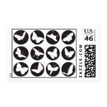 Butterflies Black and White Stamps