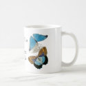 Butterflies - Blue mugs