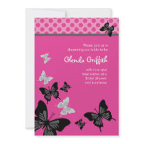 Butterflies Bridal Shower Invitation