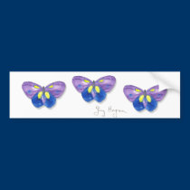 Butterflies Bumper Sticker bumper stickers
