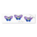 Butterflies Bumper Sticker bumper stickers by ginyhogan Butterflies Bumper Sticker bumper stickers