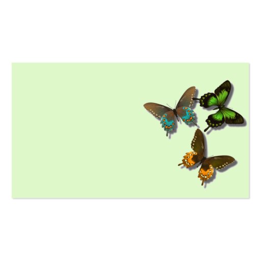 Butterflies Business Card (front side)