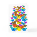 Butterflies! Butterflies! Greeting Card by Aquavel Butterflies! Butterflies! Greeting Card