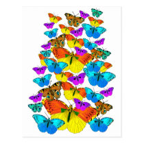 Butterflies! Butterflies! Postcard