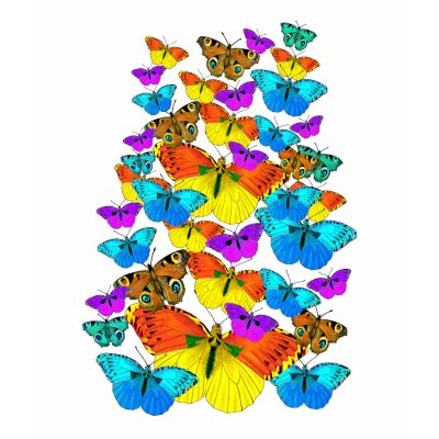 Butterflies, Butterflies! T Shirts by Aquavel