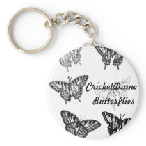 Butterflies by cricketdiane key chain