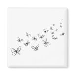Butterflies Dancing Across the Page Magnet