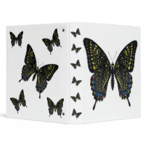 Butterflies Flock Of Swallowtails Binder