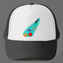 Butterflies, Flowers and Stars hats