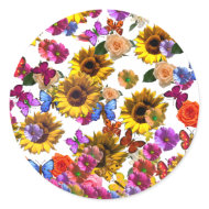 Butterflies & Flowers Full Coverage Graphic sticker