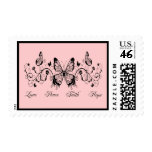 BUTTERFLIES & FLOWERS LOVE PEACE FAITH HOPE STAMP