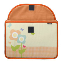 Butterflies & Flowers Mac Book Sleeve MacBook Pro Sleeve