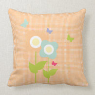 Butterflies & Flowers Pillow