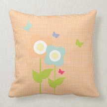 Butterflies & Flowers Pillow