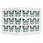 Butterflies Flutter By School Office Binder Folder