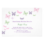 Butterflies Fluttering Sweet Sixteen Announcement