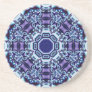 Butterflies Fractal Kaleidoscope Drink Coaster