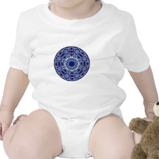 Butterflies Fractal Kaleidoscope Infant Onesie shirt