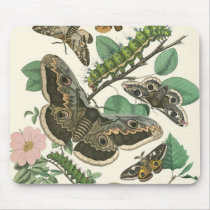Butterflies & Garden Foliage Mouse Pad mousepads