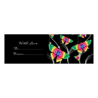 Butterflies gift tags profilecard