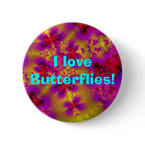 Butterflies, I love Butterflies! buttons by SlayerX Butterflies, I love Butterflies! buttons