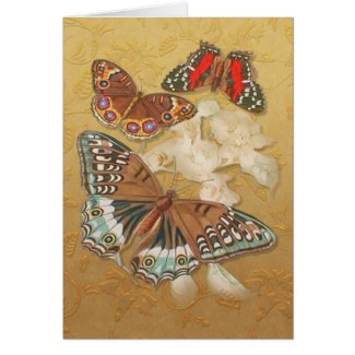 Butterflies in Flight - Customize zazzle_card