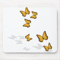 Butterflies in flight mousepads