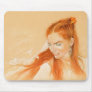 Butterflies in her hair Fantasy Art Mousepad