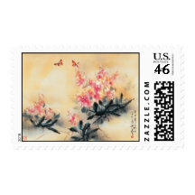 Butterflies in Spring Stamp
