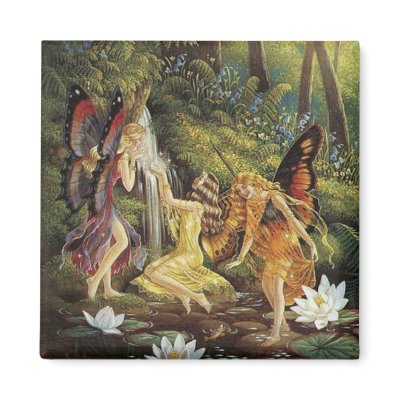 Butterflies in the Forest Refrigerator Magnets by MyOtherPlanet