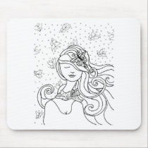 Butterflies In The Wind mousepads