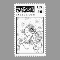 Butterflies In The Wind postage