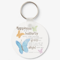 Butterflies keychains by bubblegumdesigns Butterflies keychains