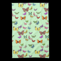 Butterflies kitchen towels