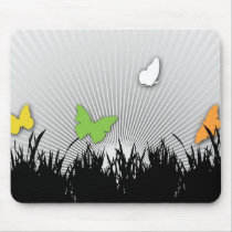 butterflies mouse mat