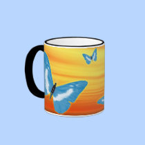 Butterflies mugs