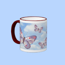 Butterflies mugs