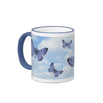 Butterflies mugs by Lidusik Butterflies mugs