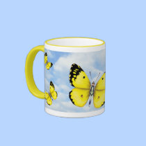 Butterflies mugs