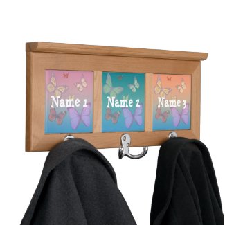 Butterflies of Any Color You Want Coat Rack