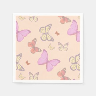 Butterflies Of Any Color You Want Napkin