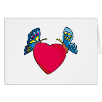 butterflies on heart design cards by doonidesignsanimals butterflies on heart design cards