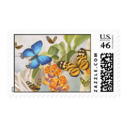 Butterflies & Orchids Stamp stamp